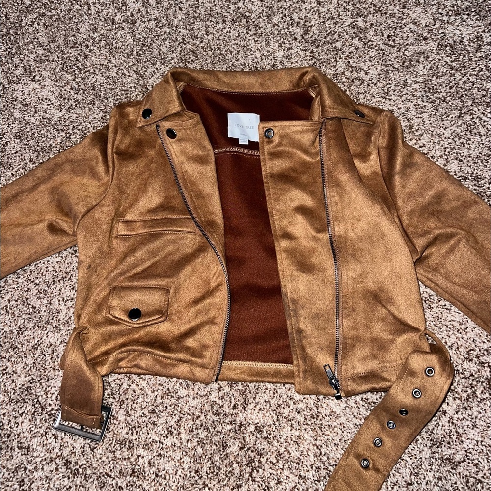 Tan suede Jacket